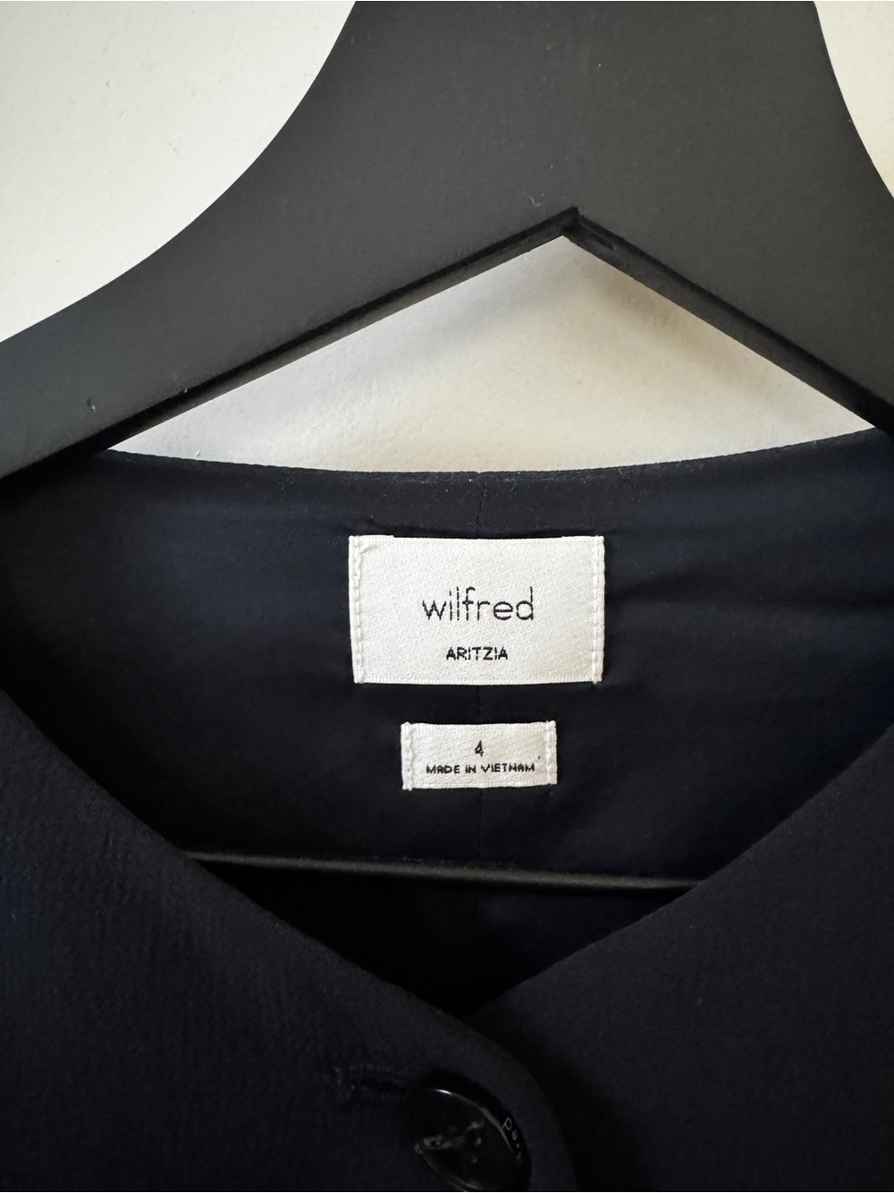 Wilfred by Aritzia Navy Sleeveless Regal Dress - Picture 3 of 8